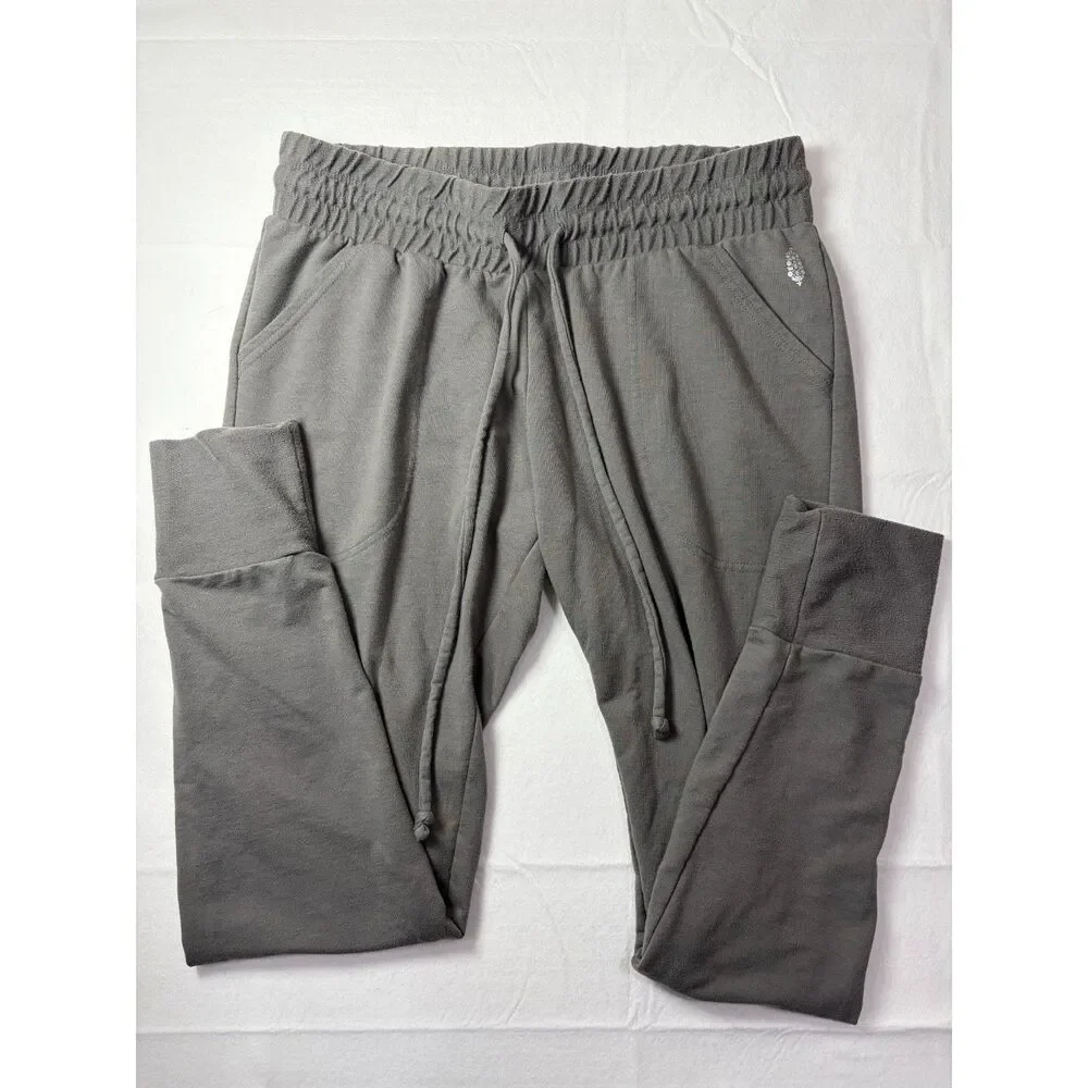 FP Movement Free People High Waisted Joggers Charcoal Grey Medium